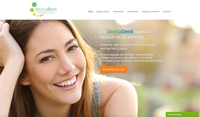 Demo desktop website